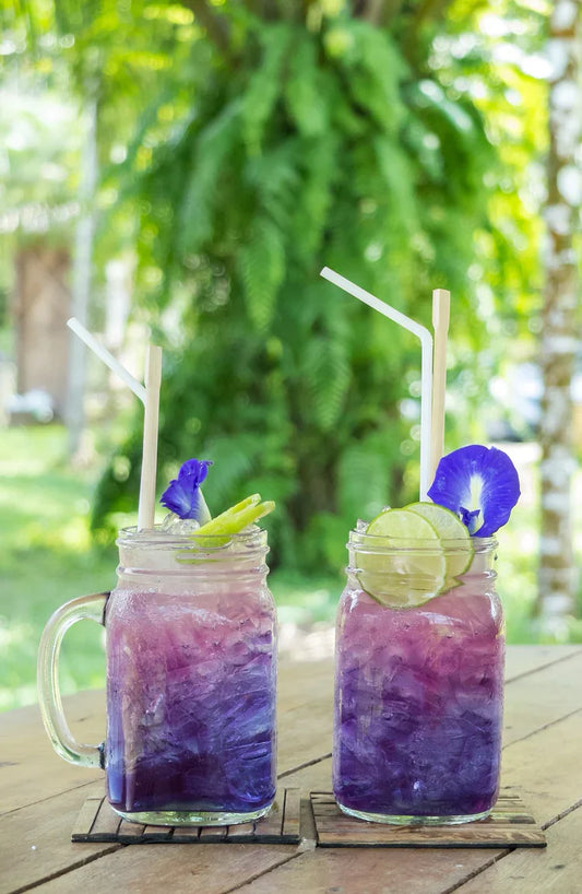Recipe For a Blue Pea Tea Mocktail