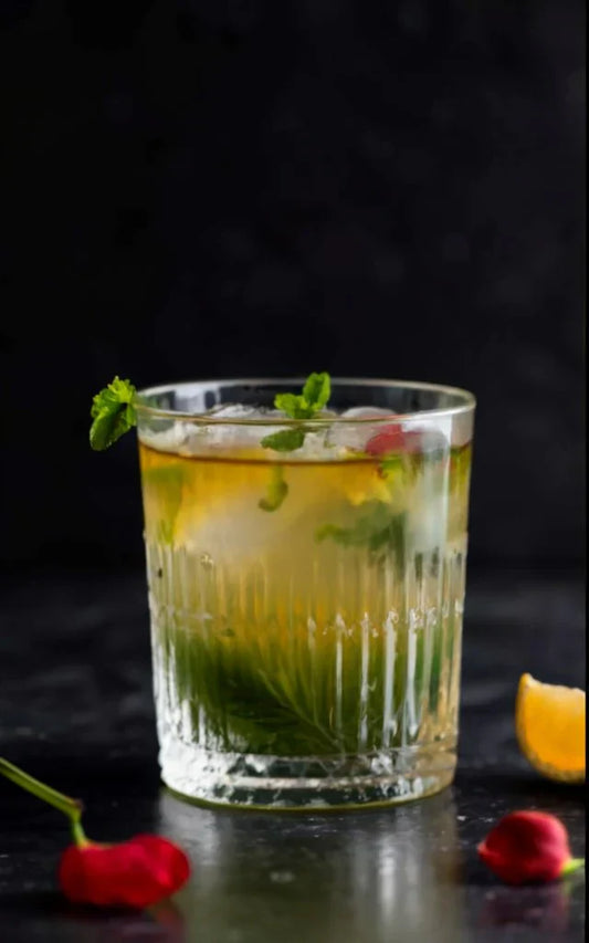 Recipe For a Kashmiri Kahwa Mojito (cocktail)