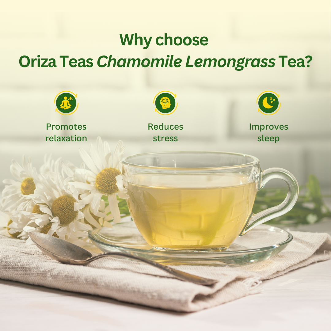 Chamomile Lemongrass Oriza Teas | Packet