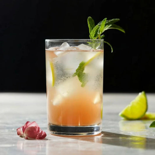 Recipe For a Rose Sencha Tea cocktail recipe with a twist