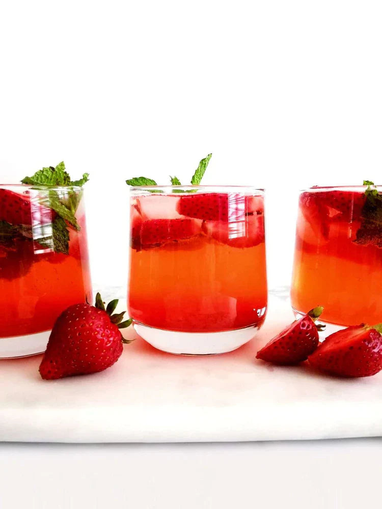 Moroccan Mint & Strawberry Cooler