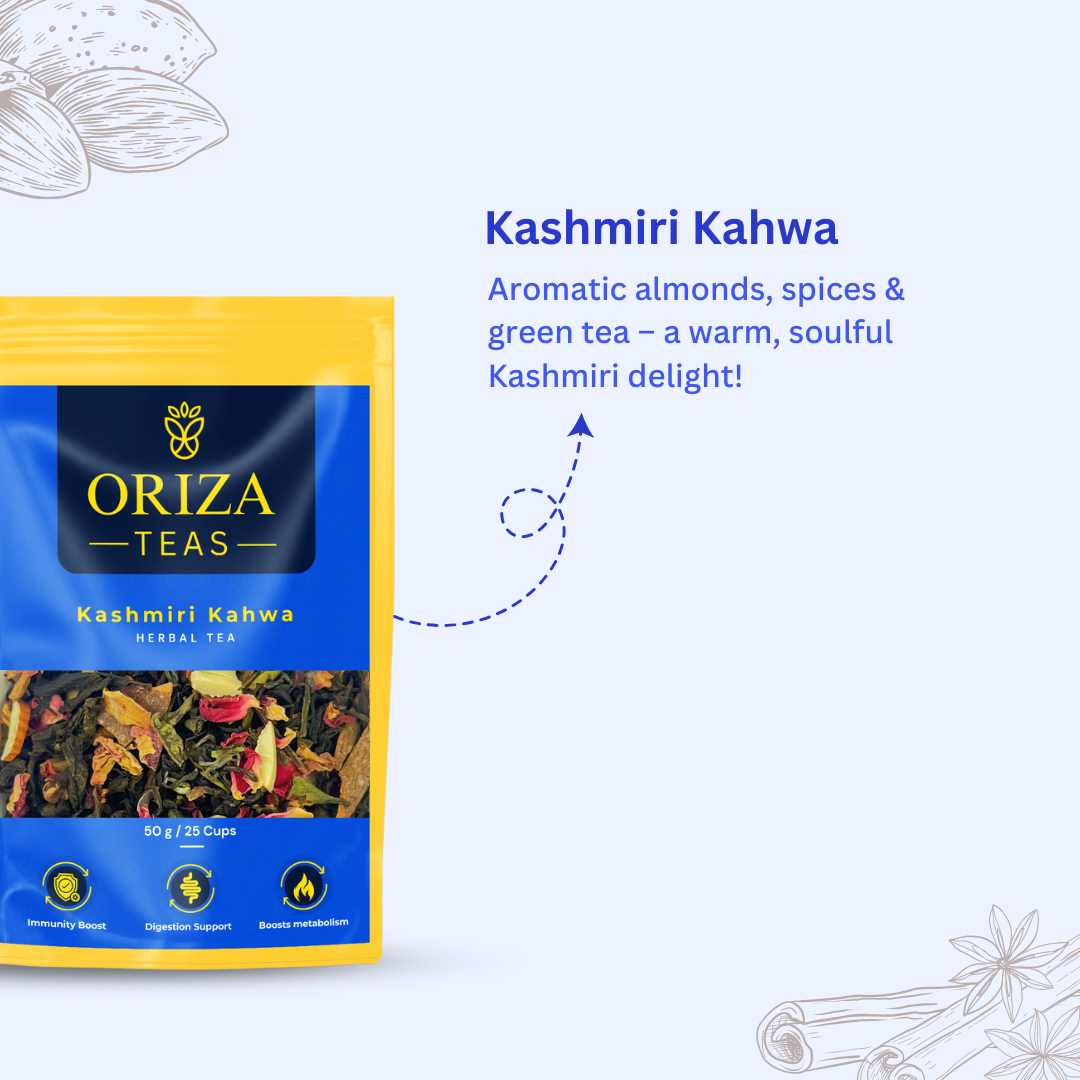 Kashmiri Kahwa Oriza Teas | Packet