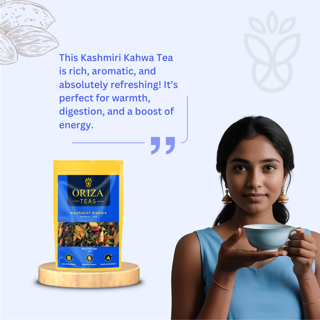 Kashmiri Kahwa Oriza Teas | Packet