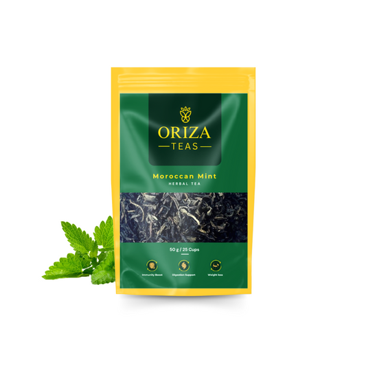 Moroccan Mint Green Tea Oriza Teas | Packet