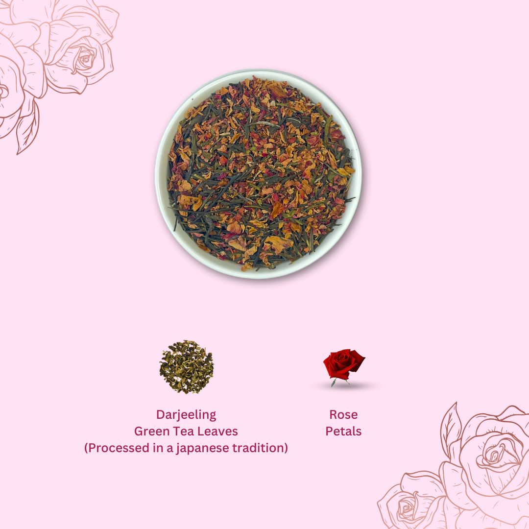 Japanese Sancha Rose Oriza Teas | Packet